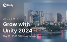 Unity tổ chức workshop Grow with Unity 2024 tại Hà Nội