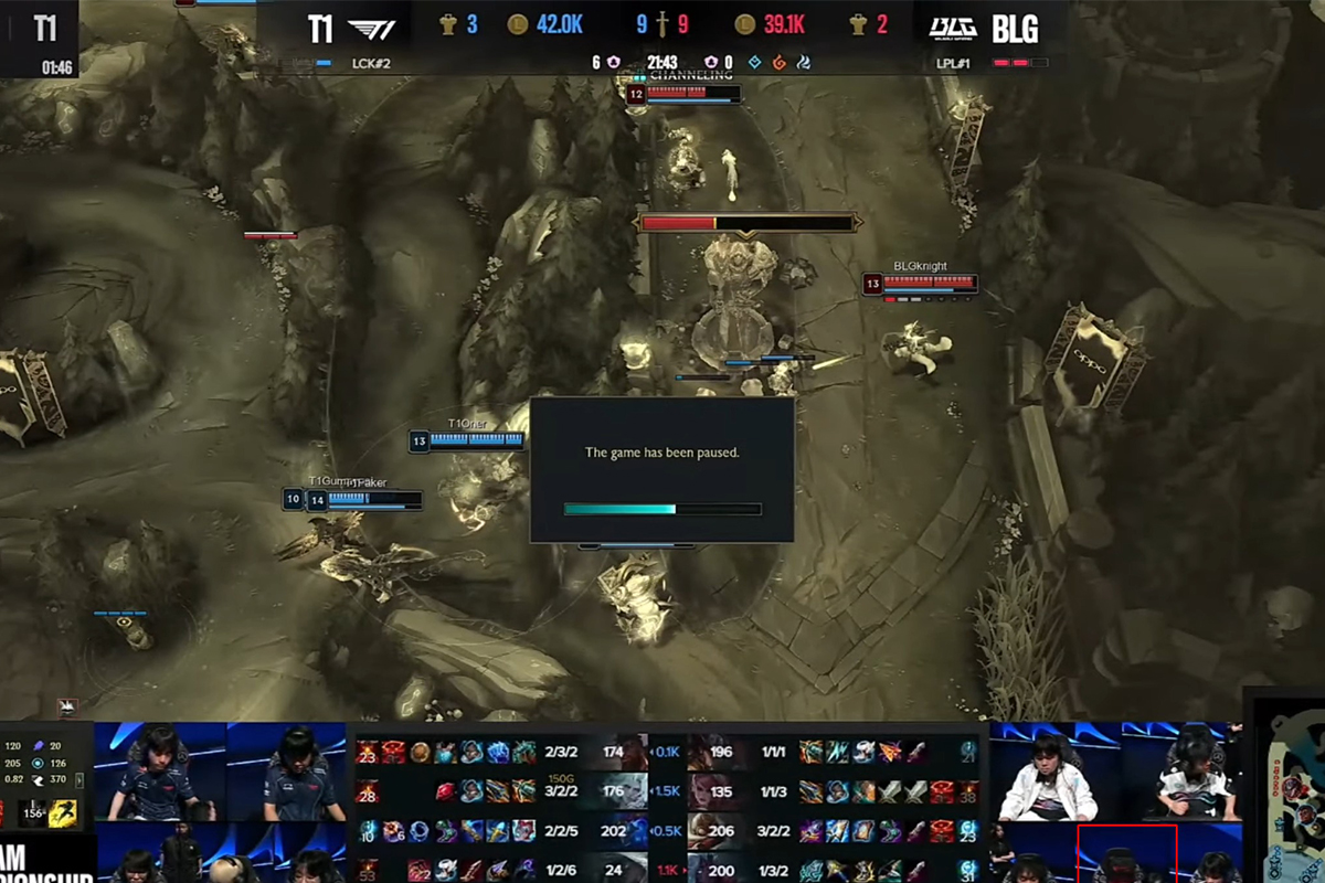 LMHT: Nguyên do cho việc pause-game tại trận đấu giữa BLG và T1, một tuyển thủ nôn mửa vì áp lực quá lớn