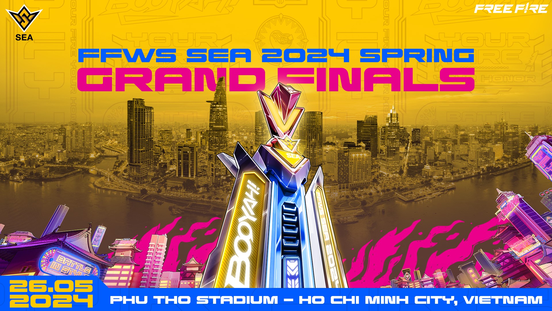 WAG Và PE đại diện Việt Nam Đại Diện Việt Nam Tranh Tài Với Thái Lan, Indonesia Tại Giải Đấu Free Fire World Series SEA 2024 Spring