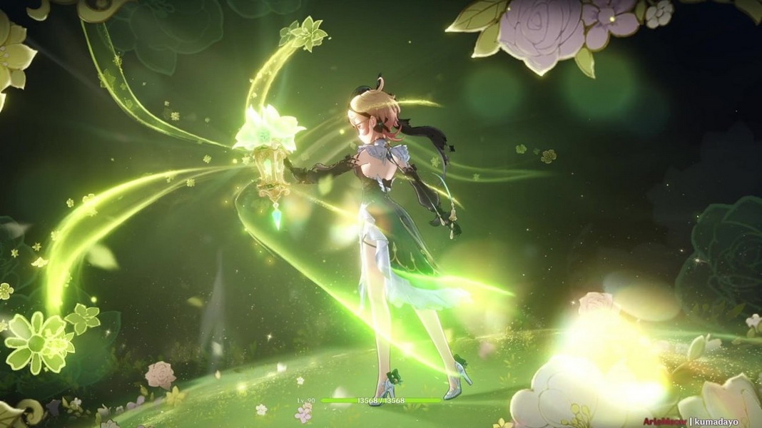 Genshin Impact: Leaker tung chi tiết bộ kĩ năng của Emilie - Cấp thảo cho hiệu ứng Thiêu Đốt mới lạ