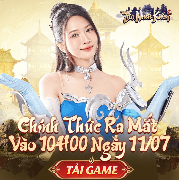 Tân Nhất Kiếm Giang Hồ chính thức ra mắt vào 10h sáng ngày 11/7: Kiếm Chủ Xuất Thế - Làm Chủ Cuộc Chơi ngay hôm nay!
