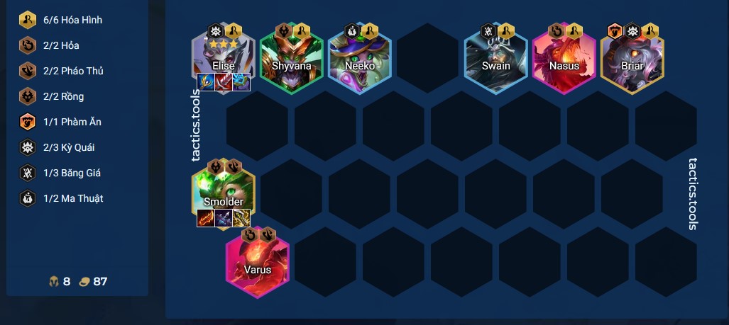 DTCL Mùa 12: Hướng dẫn đội hình Hóa Hình hỗn hợp mạnh nhất rank Thách Đấu dễ ghép