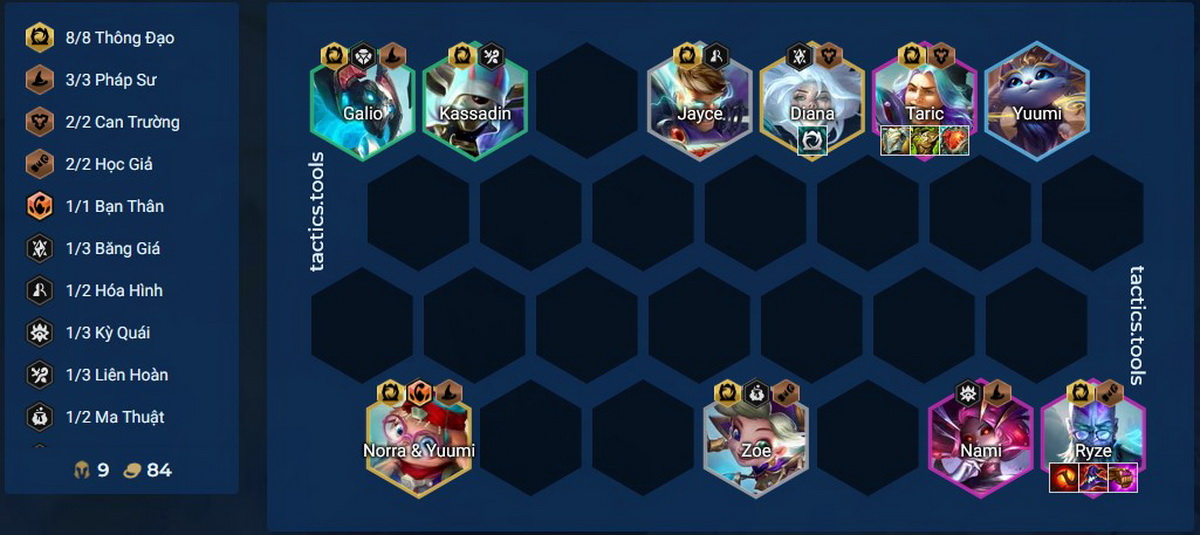 DTCL Mùa 12: Hướng dẫn đội hình Thông Đạo Ryze phối hợp mạnh nhất rank Kim Cương