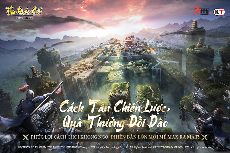 Tam Quốc Chí - Chiến Lược ra mắt phiên bản MAX Big Update của năm: Thay đổi toàn diện, siêu cấp phúc lợi!