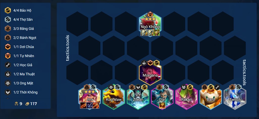 DTCL Mùa 12: Hướng dẫn đội hình Thợ Săn hỗn hợp mạnh nhất rank Thách Đấu dễ ghép