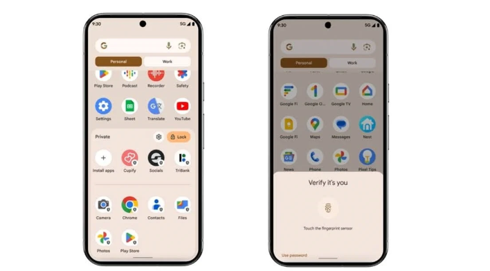 Android 15 gặp sự cố trên Pixel 6 với tính năng "Private Space"