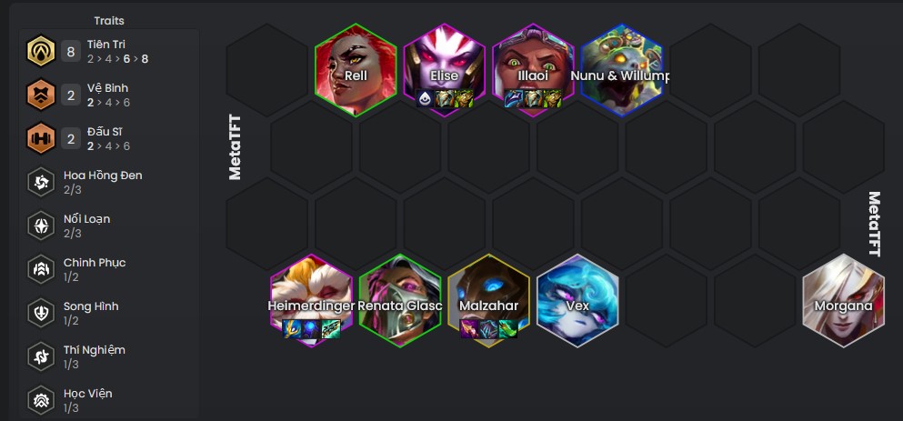 DTCL Mùa 13: Hướng dẫn đội hình Tiên Tri phối hợp mạnh nhất rank Thách Đấu