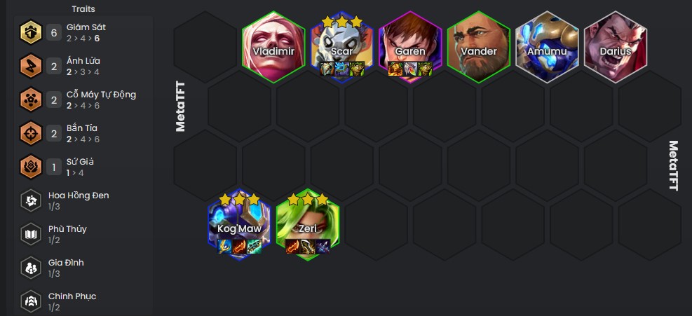 DTCL Mùa 13: Hướng dẫn đội hình Giám Sát Reroll mạnh nhất rank Thách Đấu