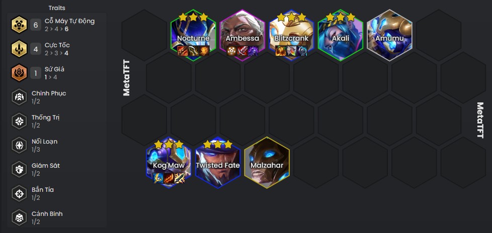 DTCL Mùa 13: Hướng dẫn đội hình Cực Tốc Reroll đa hệ tộc mạnh nhất rank Thách Đấu