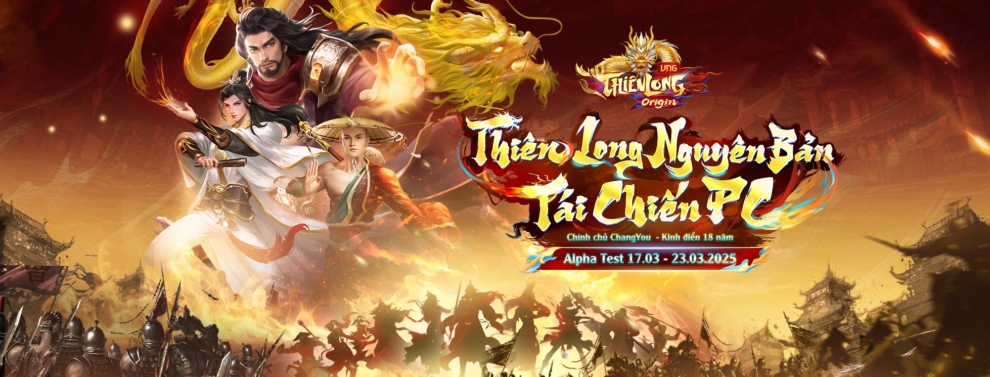 Thiên Long Origin VNG Mở Cửa Thử Nghiệm Hôm Nay 17.03.2025