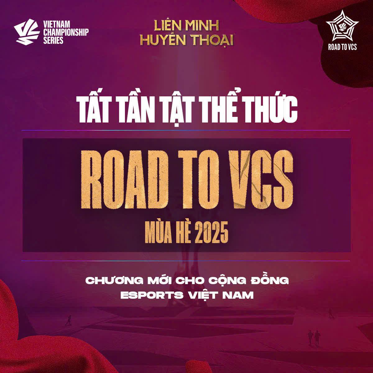 Road To VCS 2025 Mùa Hè -  Tổng Hợp Những Điều Cần Biết Về Hệ Thống Giải Đấu Mới