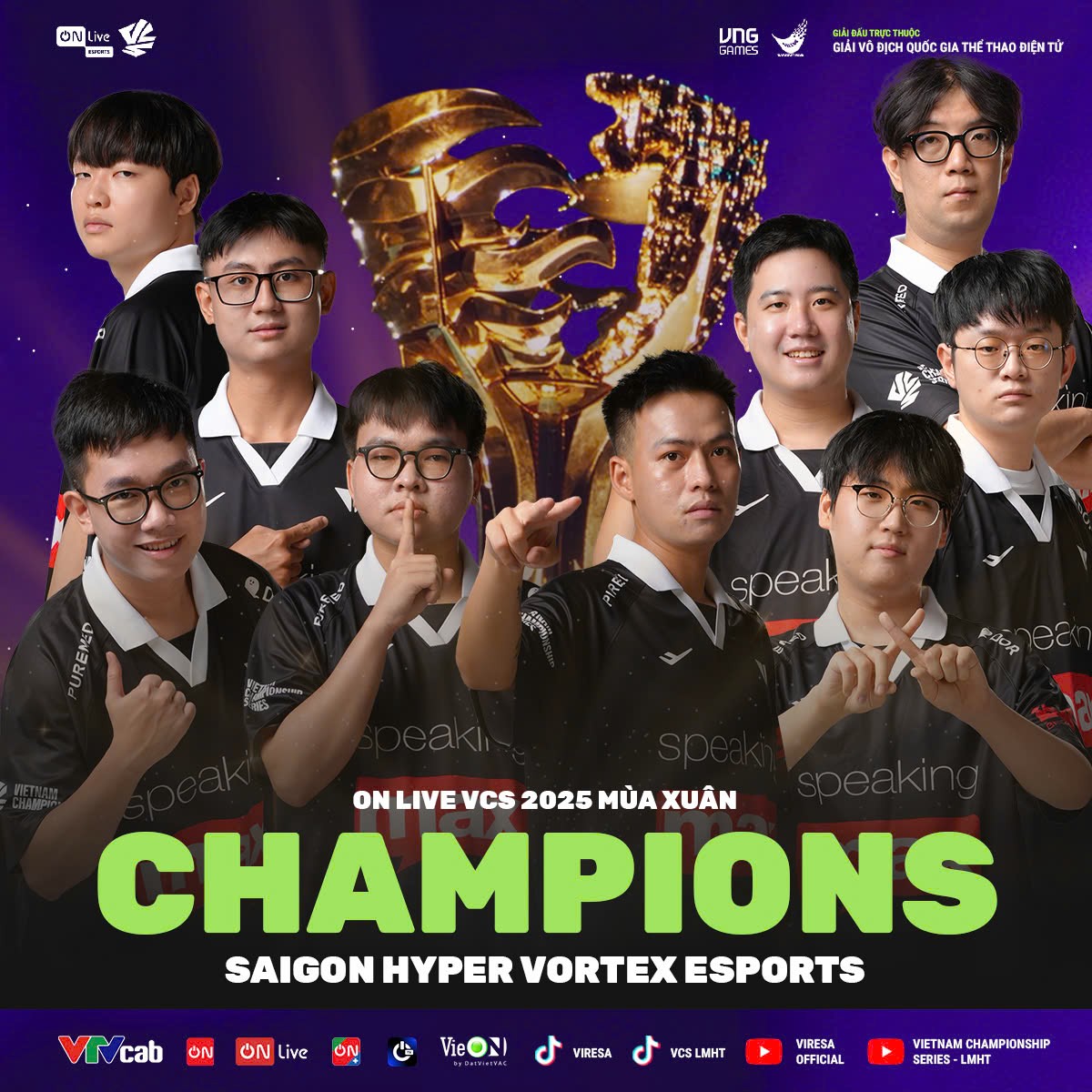 Tổng Kết Giải Vô Địch Quốc Gia Liên Minh Huyền Thoại 2025: Saigon Hyper Vortex Esports Lần Đầu Vô Địch!