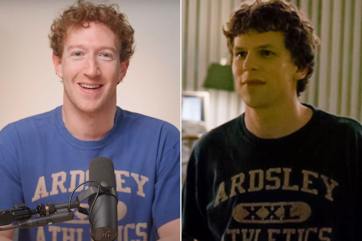 Mark Zuckerberg Đã Mua Một Trong Những Chiếc Áo Phông Social Network Của Jesse Eisenberg