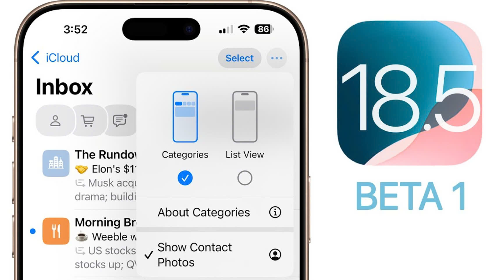 Apple phát hành iOS 18.5 beta, bàn đạp lên iOS 19