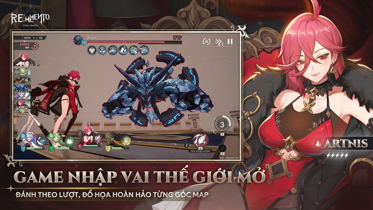 Rememento: White Shadow – Siêu Phẩm Game Anime Nhập Vai Hứa Hẹn Khuấy Đảo Cộng Đồng Game Thủ Việt