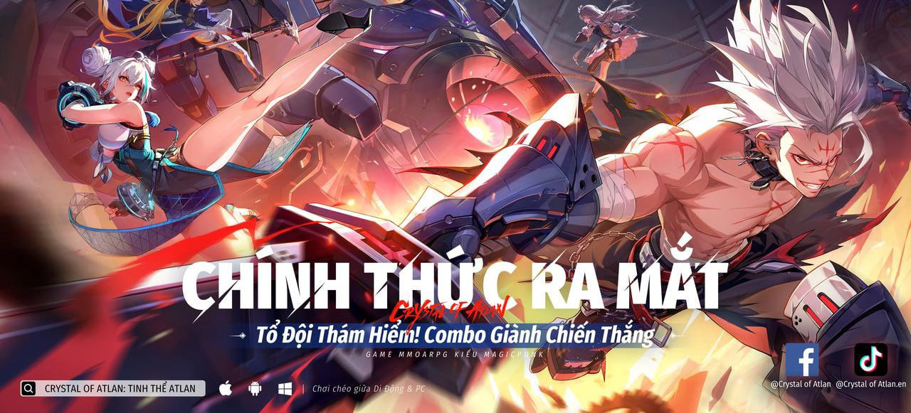 Crystal of Atlan: Tinh Thể Atlan – MMO Magicpunk ĐỘC LẠ phát hành tại thị trường Việt Nam, mang theo “cú đấm huyền thoại” từ One-Punch Man!