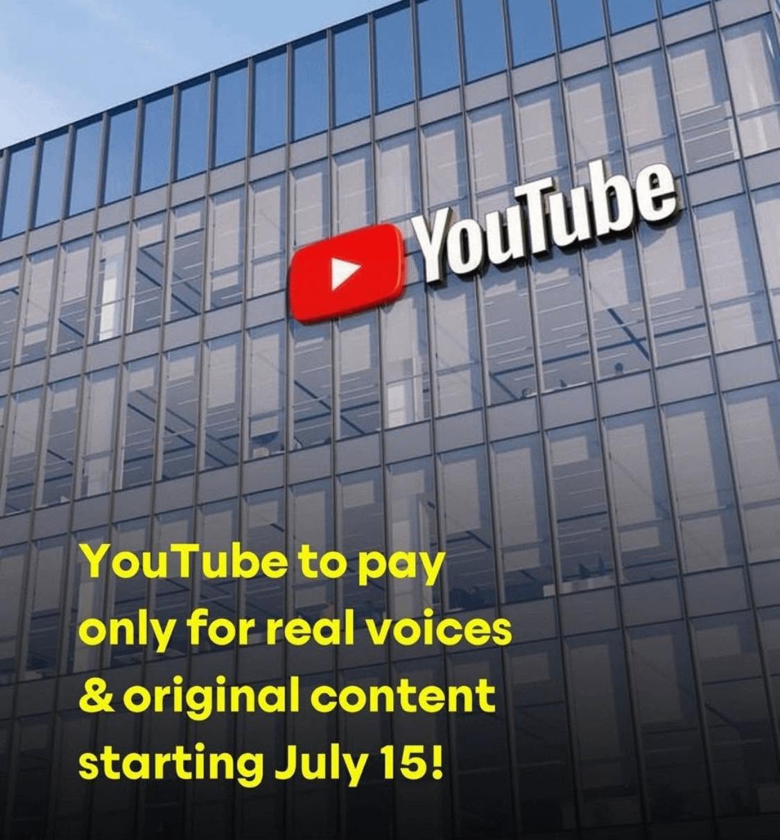 YouTube sẽ chính thức áp dụng chính sách kiểm soát nội dung AI từ ngày 15/7/2025