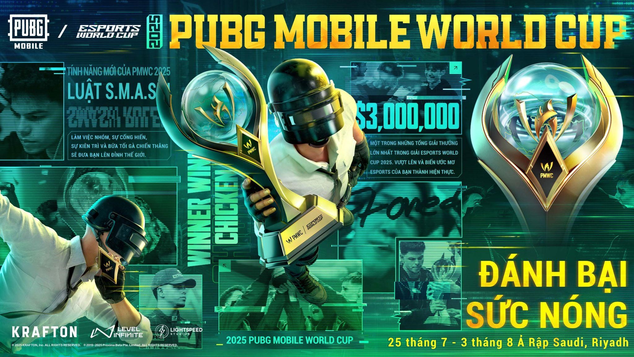 2025 PUBG Mobile World Cup Chuẩn Bị Khởi Tranh: Team Secret Đại Diện Thể Thao Điện Tử Việt Nam