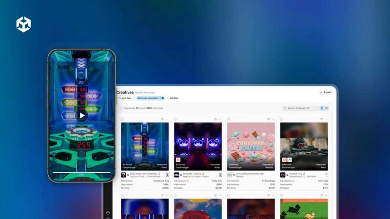 Unity cung cấp công cụ Ad Quality miễn phí, nâng cao trải nghiệm quảng cáo và giữ chân người chơi