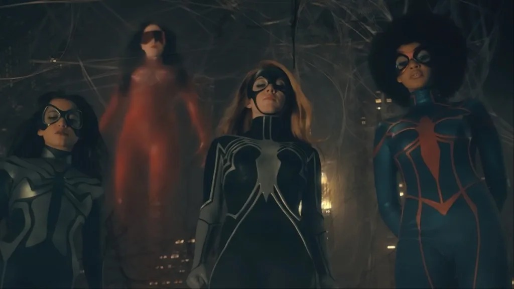 MADAME WEB Và Những Hình Ảnh Chưa Từng Công Bố Về Các Tư Thế Của Spider-Women