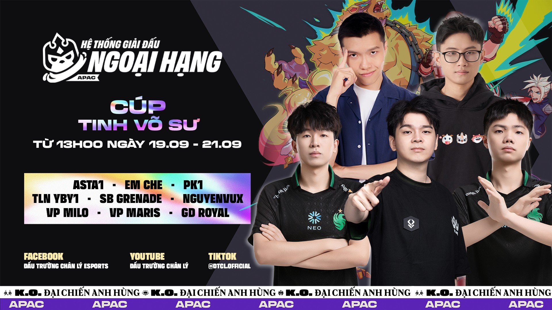 Đấu Trường Chân Lý Esports Mùa 15: Đại Chiến Liên Khu Vực APAC - Trung Quốc Ở Kỳ Cúp Tinh Võ Sư