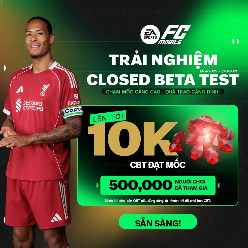 EA SPORTS FC Mobile Chính Thức Mở Trải Nghiệm Sớm Closed Beta Test Tại Việt Nam Dưới Sự Phát Hành Của Garena