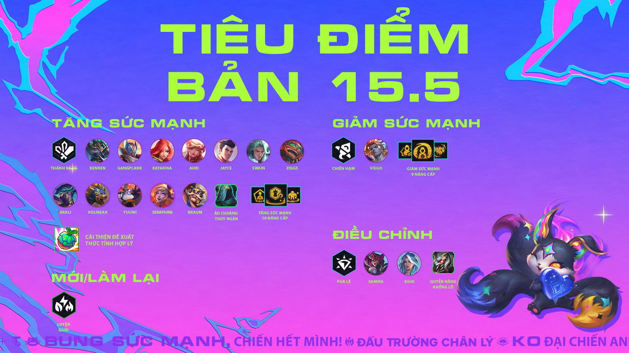 DTCL: Chi tiết bản cập nhật 15.5 - Cân bằng, cải tiến lớn cho hệ thống Thức Tỉnh