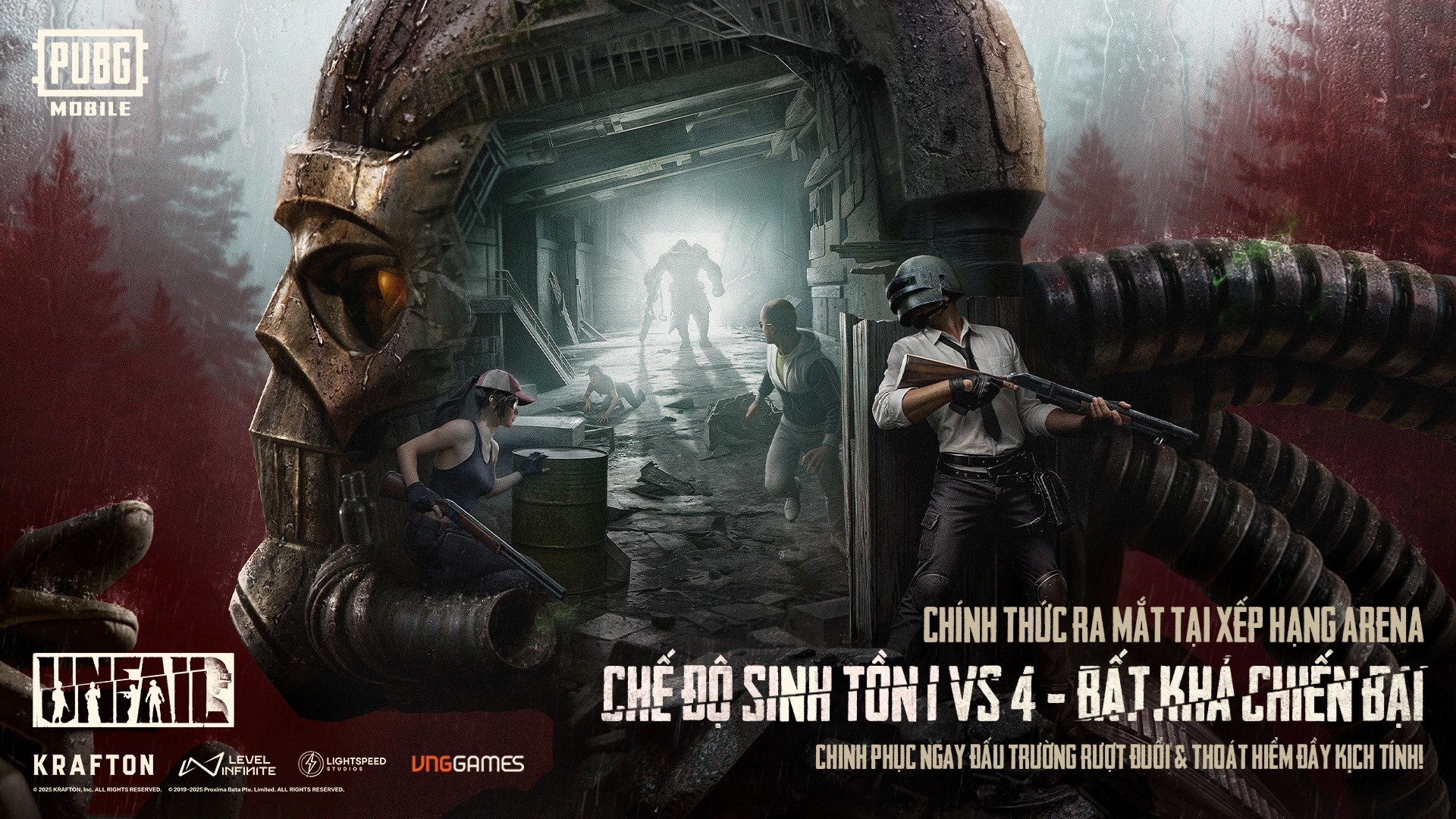 PUBG Mobile Ra Mắt Chế Độ Sinh Tồn 1 Vs 4 - Bất Khả Chiến Bại