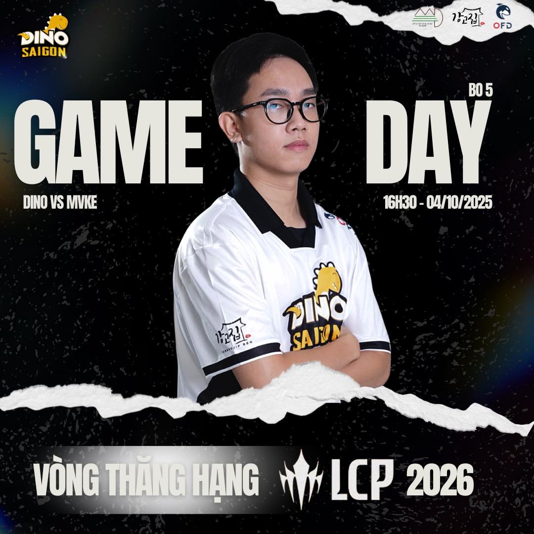 LCP 2025: Những Cập Nhật Chính Thức Về Đội Hình Thi Đấu Thăng Hạng Của Saigon Dino