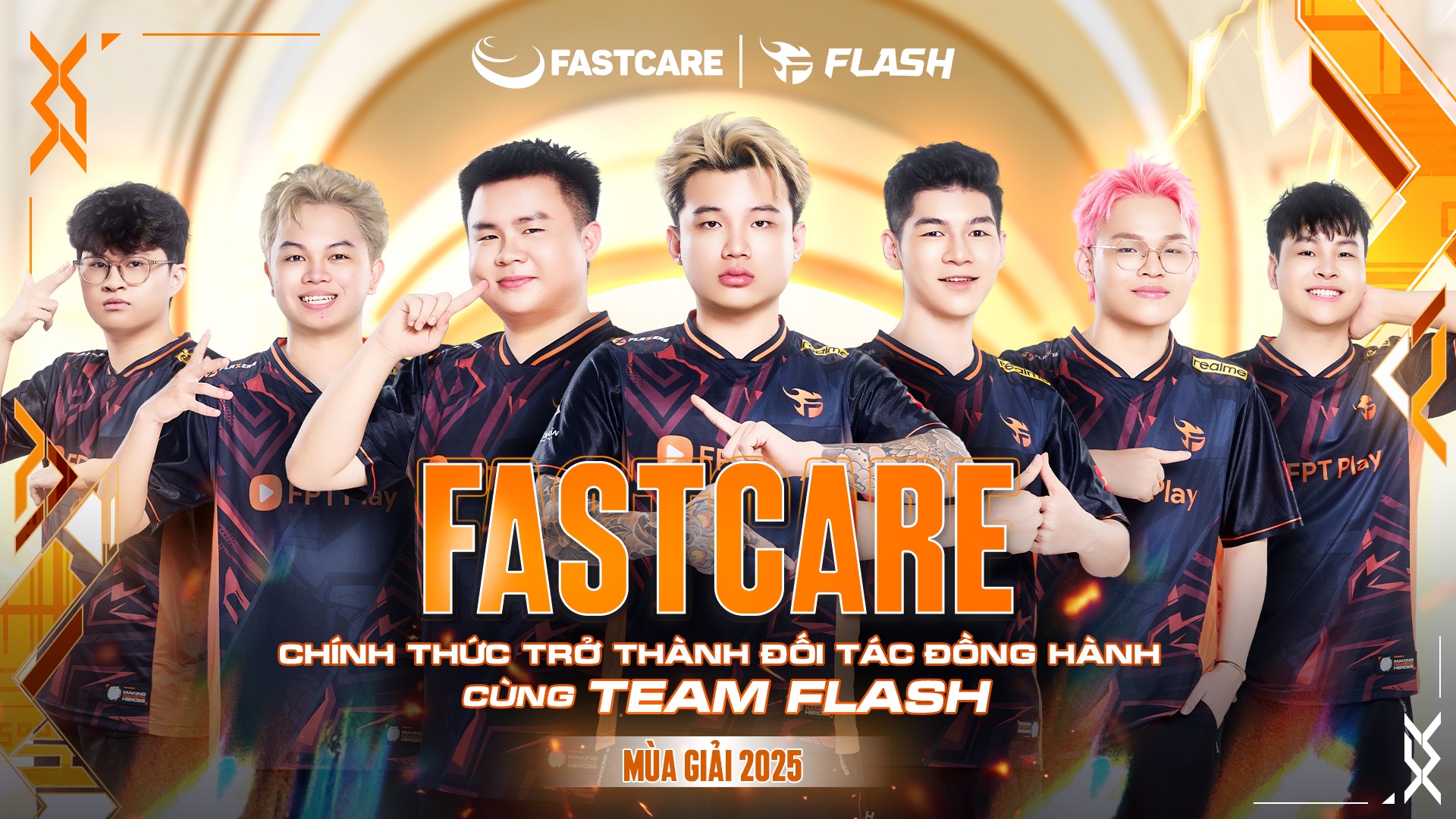 Fastcare Chính Thức Trở Thành Đối Tác Đồng Hành Của Team Flash Năm 2025
