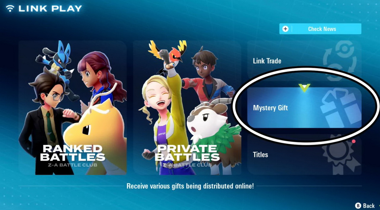 Pokémon Legends: Z-A - Toàn bộ mã Mystery Gift mới nhất và cách nhận quà tặng đặc biệt