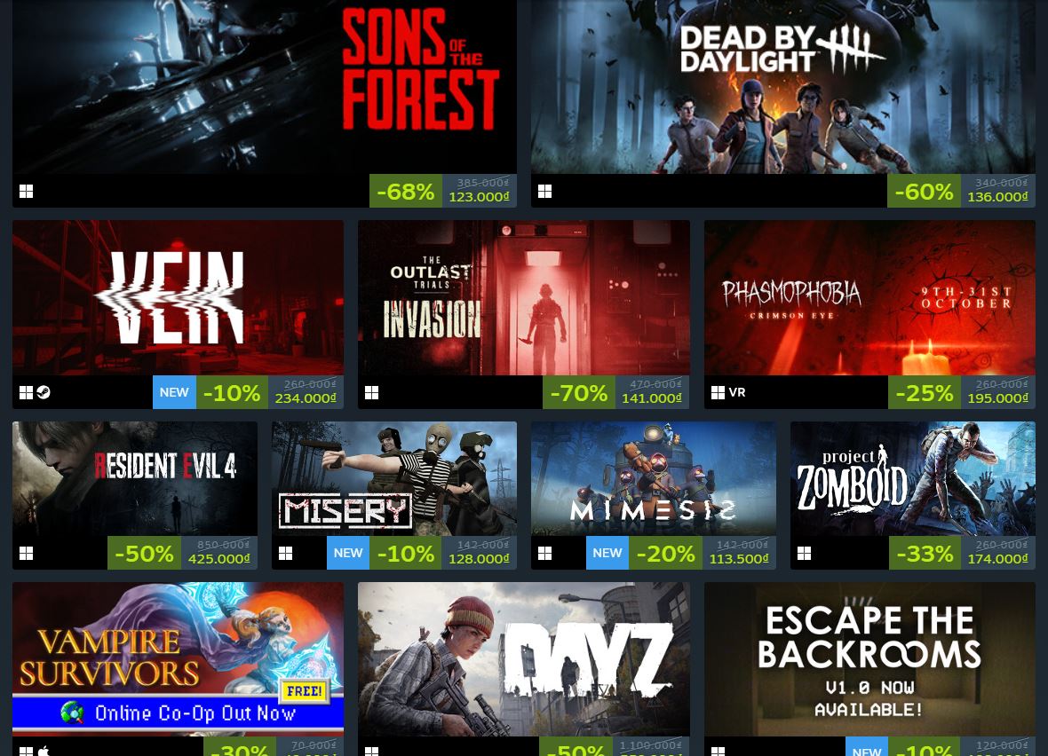 Hàng Loạt Game Kinh Dị Chất Lượng Giảm Giá Nhân Sự Kiện Steam Scream 2025