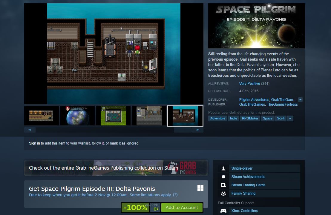 Sở Hữu Miễn Phí Chương Thứ Ba Của Tựa Game Phiêu Lưu ViễnTưởng Space Pilgrim