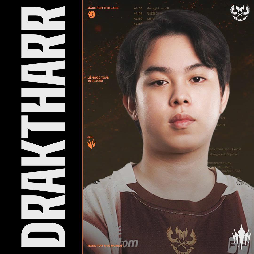 LMHT: GAM Esports Chính Thức Công Bố Tuyển Thủ Đi Rừng Mới Thay Cho Levi