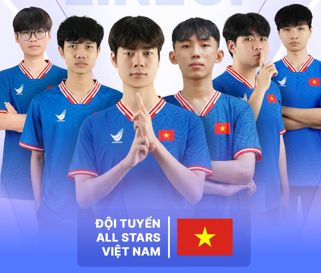 KeSPA Cup 2025: VIRESA Công Bố Đội Hình Chính Thức Của All Stars Việt Nam