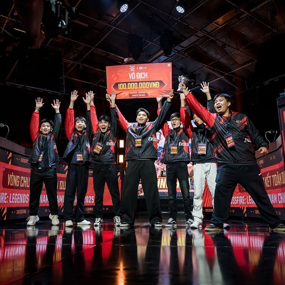 EVOLUTION Giành Chức Vô Địch Crossfire: Legends Vietnam Championship 2025 Với Khí Thế Áp Đảo