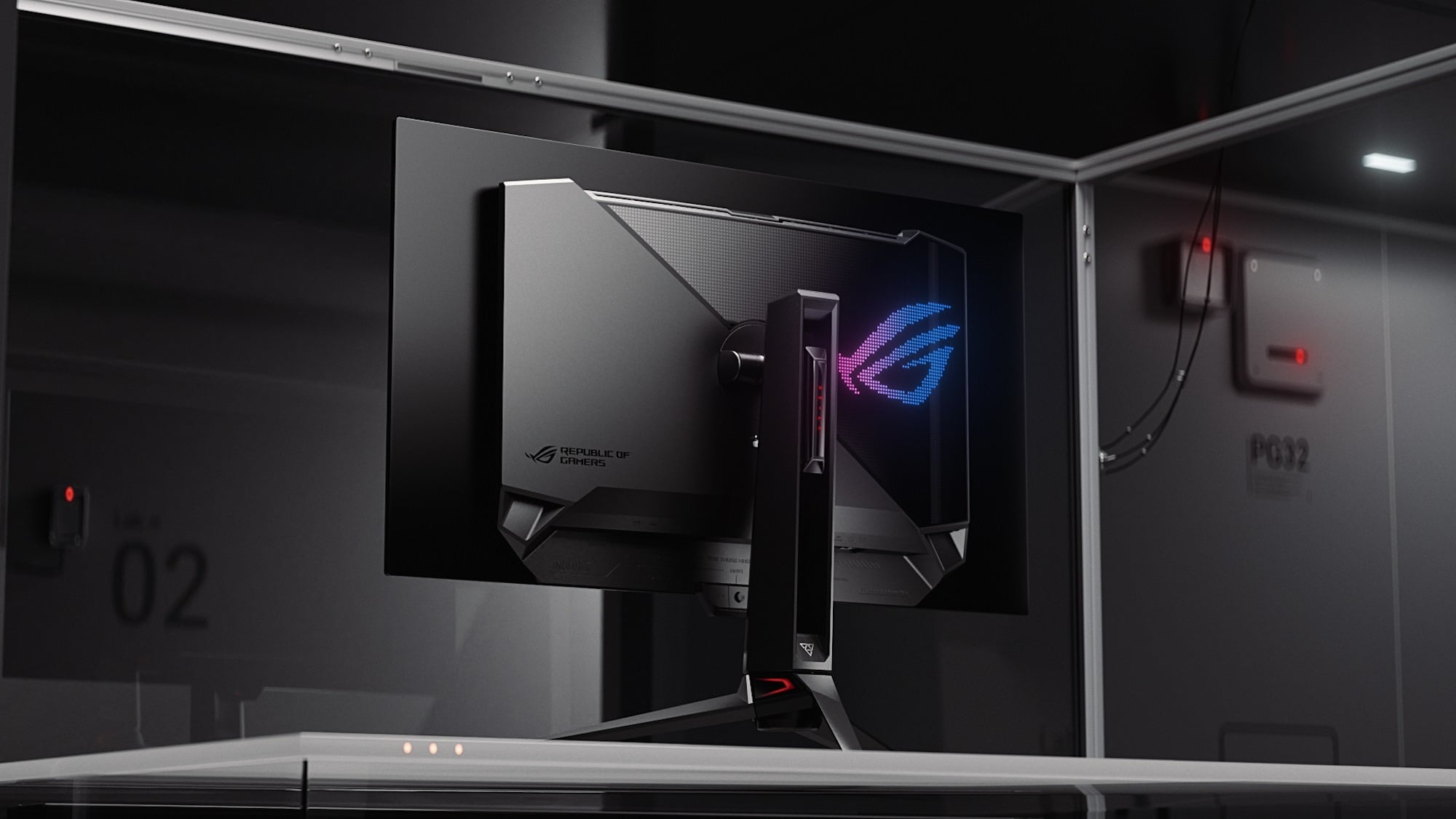 Màn hình Asus ROG Swift PG32UCDM3 lộ diện với QD OLED 240Hz và công nghệ BlackShield mới