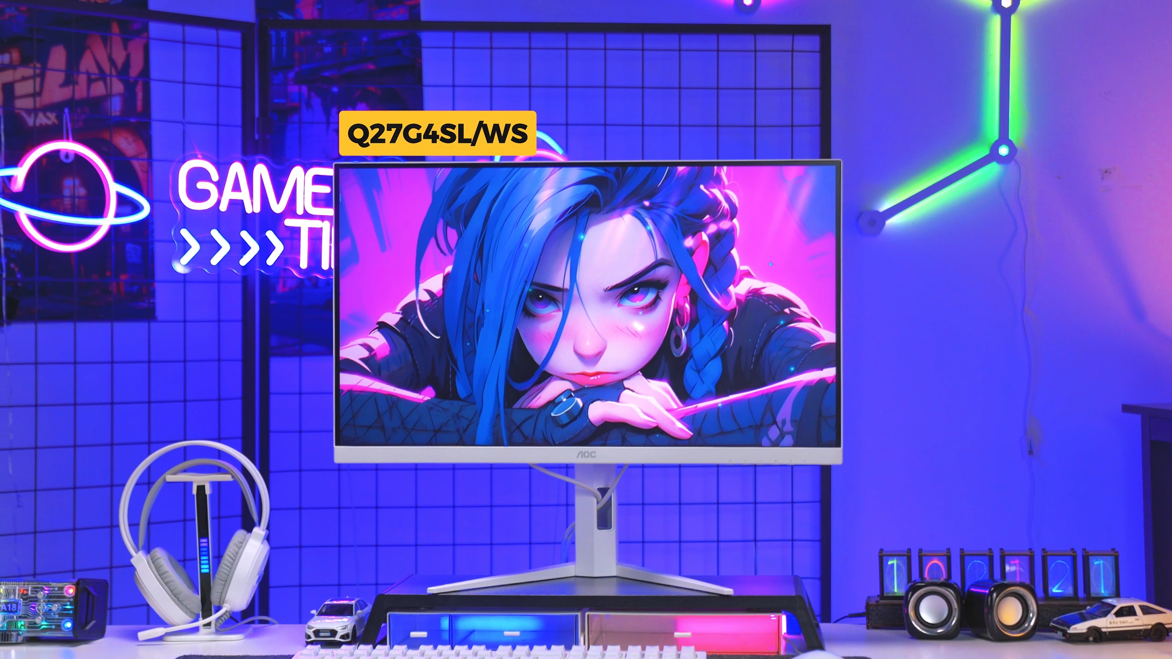 AOC Gaming Q27G4SL/WS – Màn Hình Gaming 320Hz Đạt Chứng Nhận TÜV Cho Công Nghệ Phân Cực Tròn, Tối Ưu Trải Nghiệm Chơi Lâu Thoải Mái Hơn