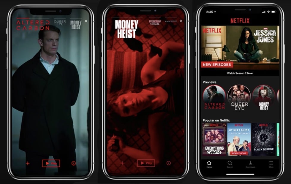 Netflix đại tu ứng dụng di động, đẩy mạnh chiến lược video dọc để cạnh tranh mạng xã hội