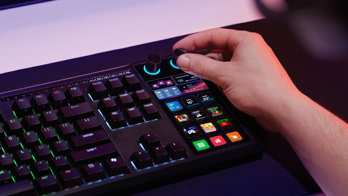 CORSAIR GALLEON 100 SD – Bàn phím "tất cả trong một" với Stream Deck, chính thức mở bán toàn cầu
