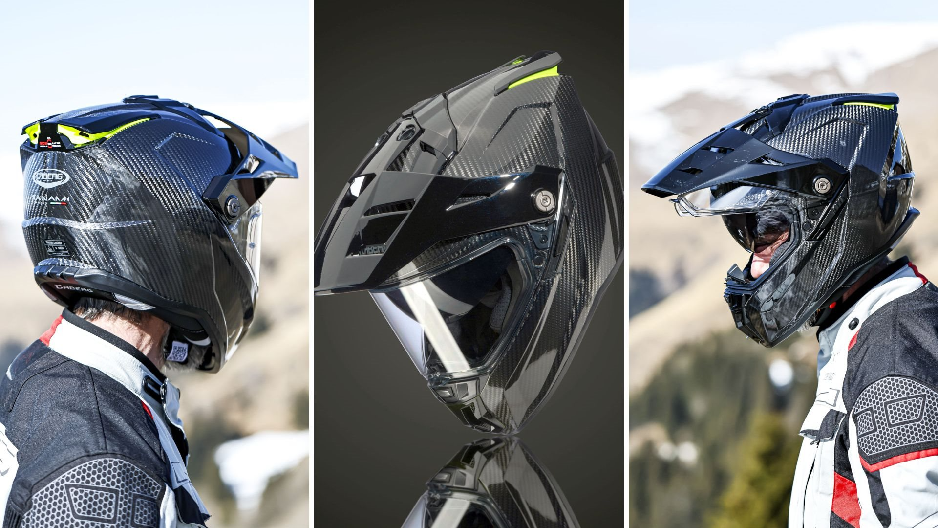 Caberg ra mắt Tanami Carbon: Mũ bảo hiểm siêu nhẹ dưới 1,5 kg, tích hợp SOS và kết nối Bluetooth