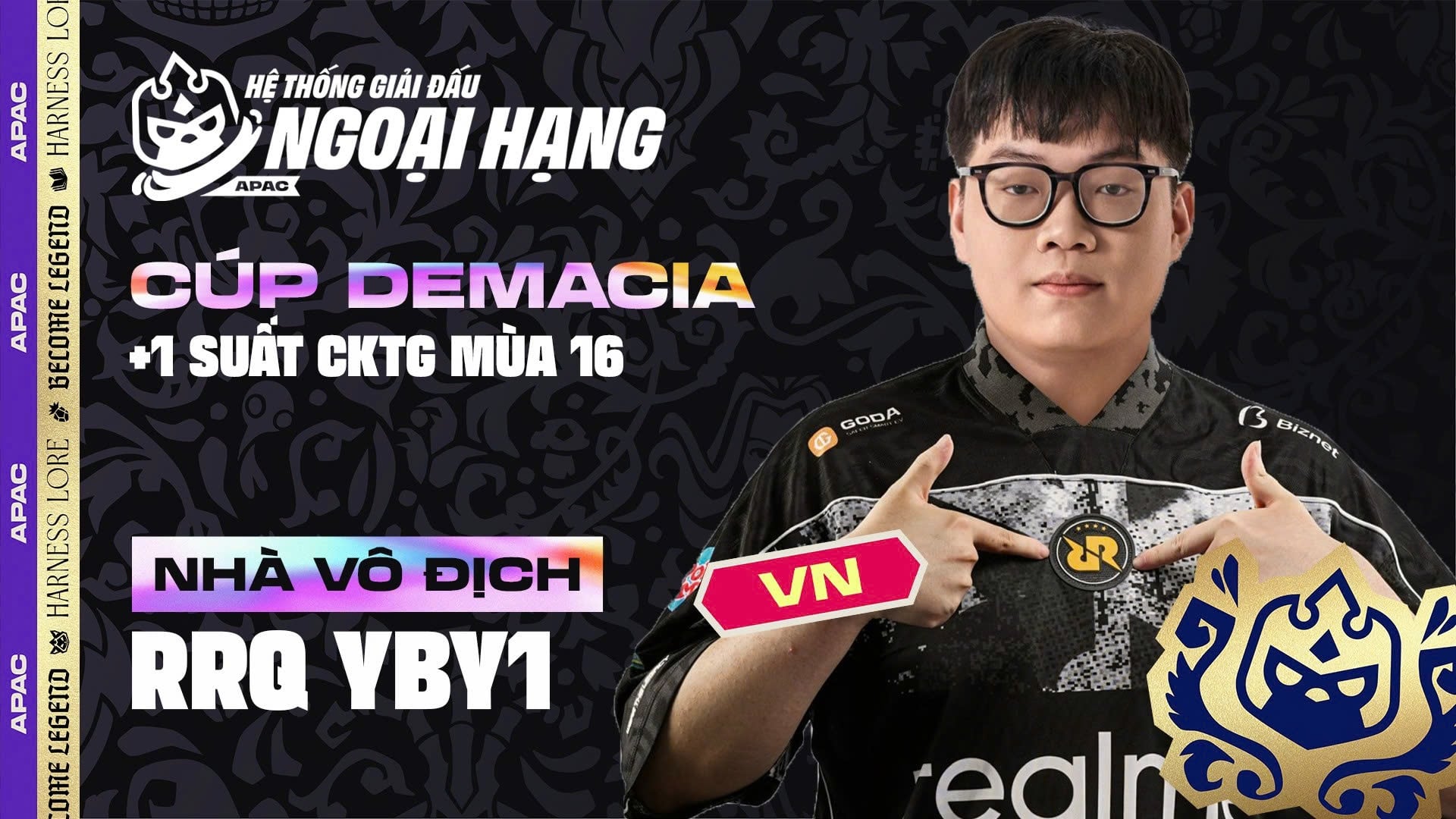 Đấu Trường Chân Lý Esports Mùa 16: Tuyển Thủ Việt Nam YBY1 Vô Địch Cúp Demacia