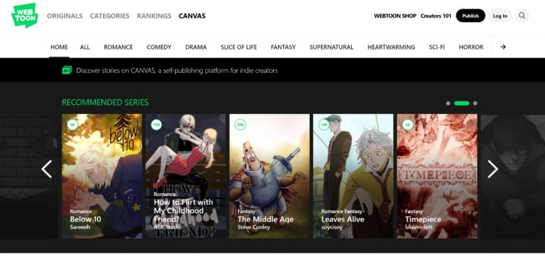 WEBTOON ra mắt CANVAS thống nhất mở rộng cơ hội cho creator