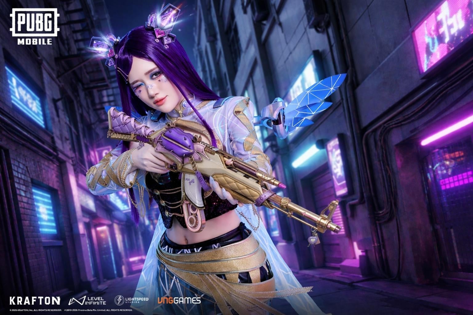 PUBG Mobile Hợp Tác Streamer Ms Three Ra Mắt Giáp Tối Thượng “Thần Tượng Ngân Hà”