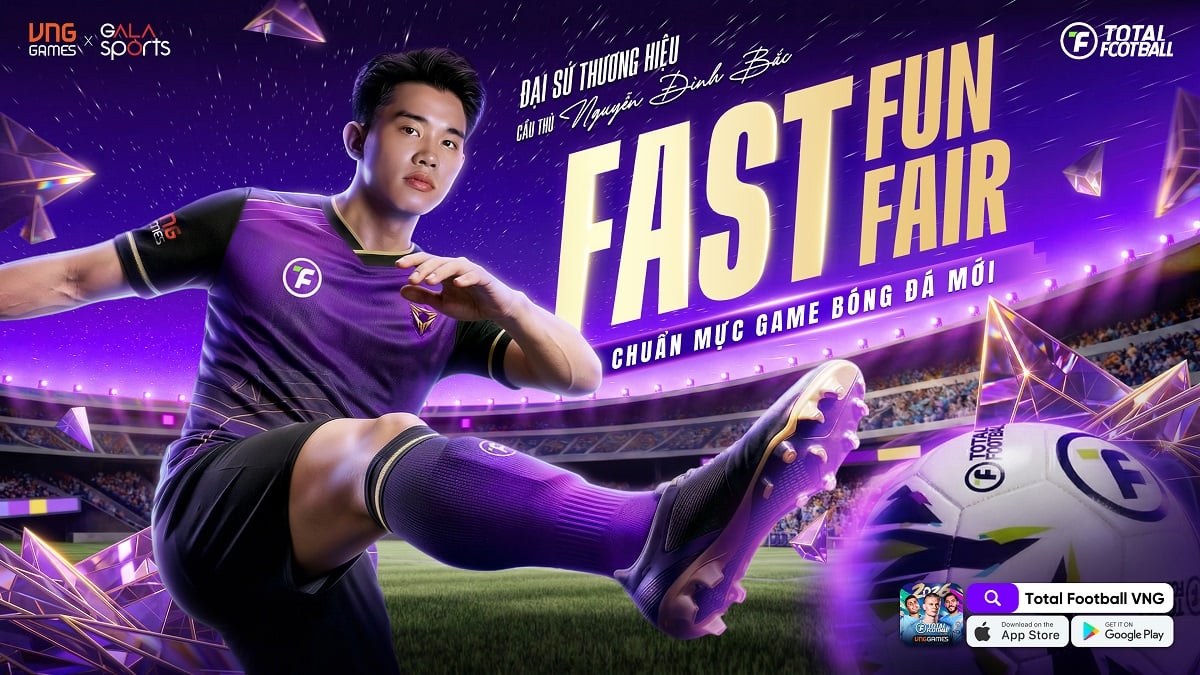 VNGGames Chính Thức Phát Hành Total Football VNG Tại Đông Nam Á Vào Ngày 22.04 - Hợp Tác Cầu Thủ Nguyễn Đình Bắc Làm Đại Sứ Thương Hiệu Thị Trường Việt Nam