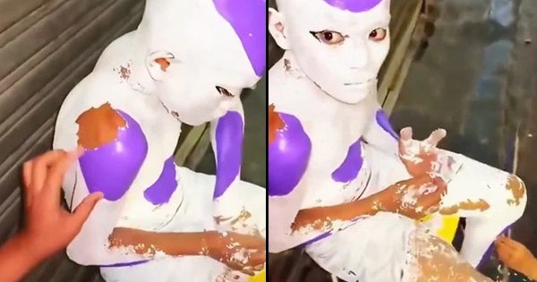 Khi "mẹ nhà người ta" trổ tài sáng tạo: Giúp con hóa thân thành Frieza nhưng lại dùng nhầm... sơn tường!