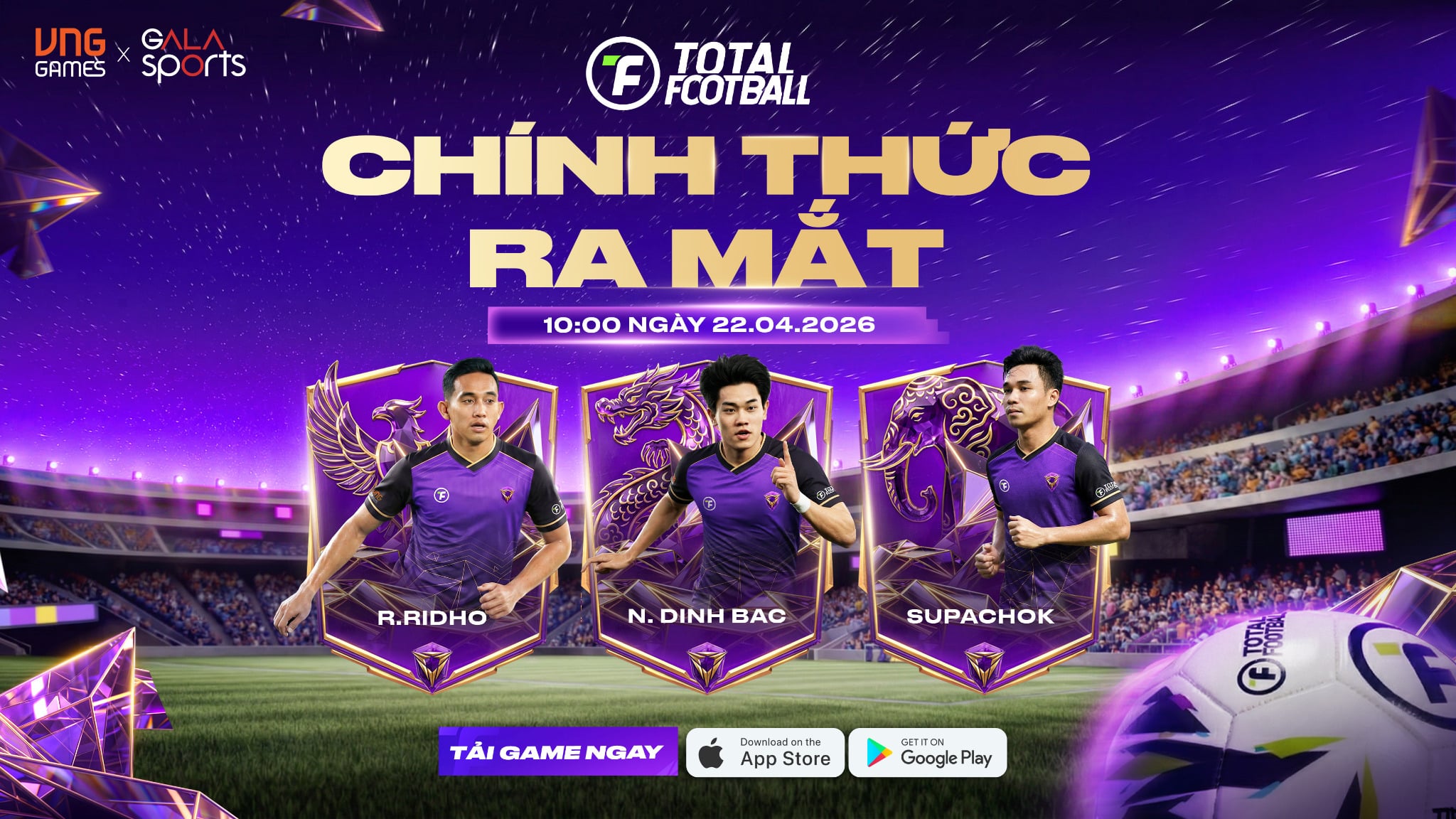 Total Football VNG Chính Thức Ra Mắt Cộng Đồng Game Thủ Đông Nam Á
