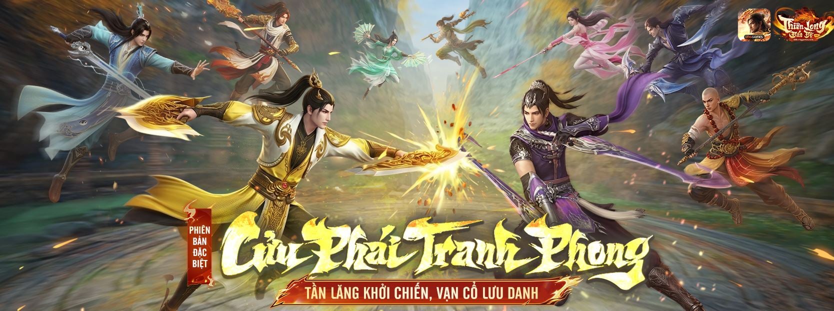 Thiên Long Bát Bộ VNG ra mắt phiên bản Cửu Phái Tranh Phong, tân thủ tự tin đua top