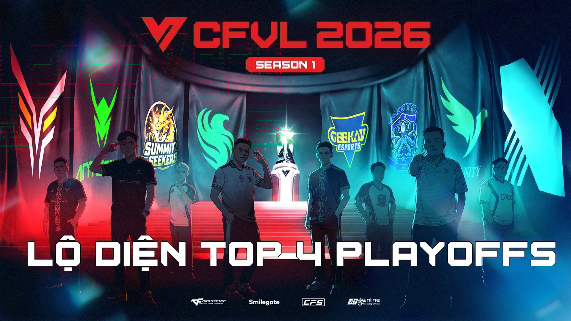 Lộ Diện "Tứ Trụ" Tranh Vương: Chân Dung Top 4 Playoffs CFVL 2026 Season 1