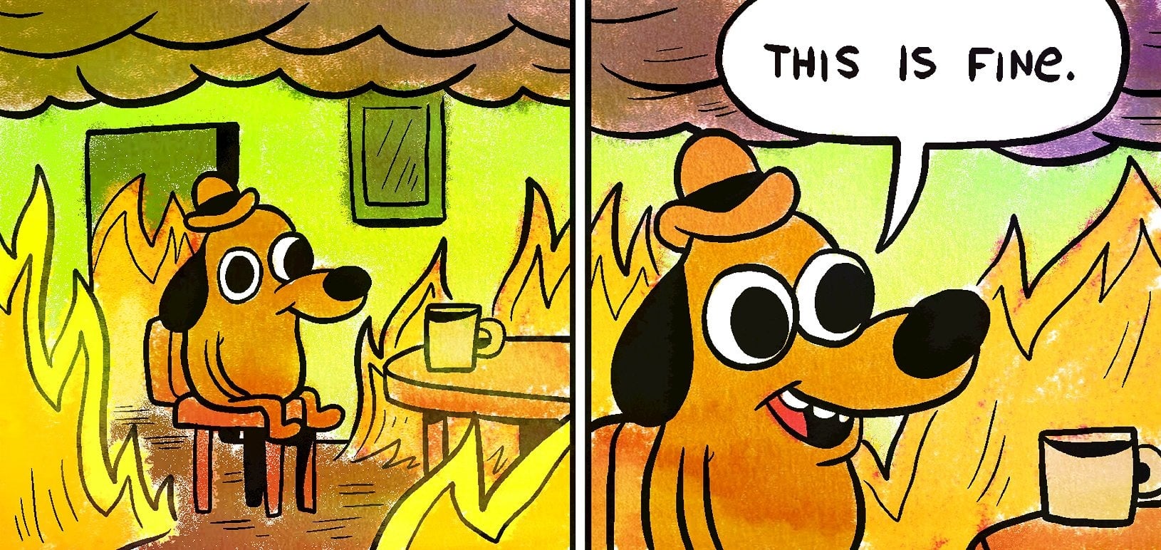 This Is Fine Maximum Cope: chú chó meme huyền thoại bước vào game metroidvania